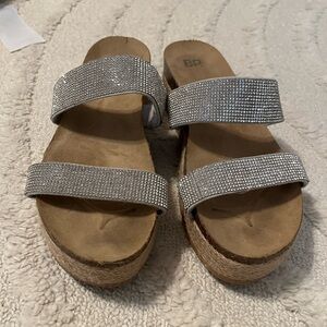 BP Sparkling Silver Women's Sandals